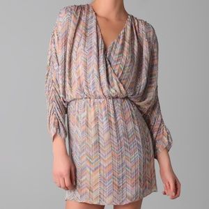 NEW Parker ZigZag Beaded Batwing Dress